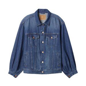 NWT Gap × DÔEN Oversized Icon Denim Jacket in Blue Loose Fit M
